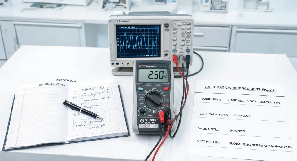 Technical measurement article illustration