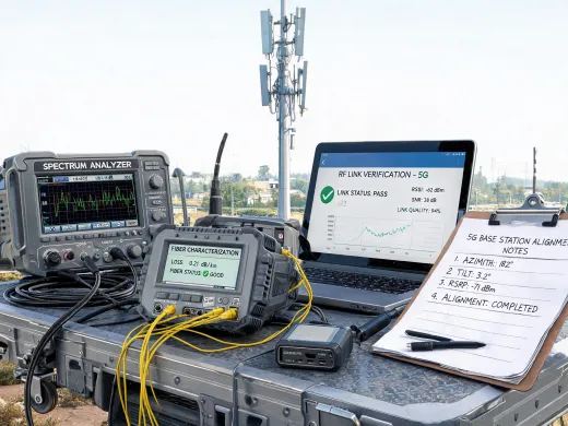 Telecom and network analyzer work