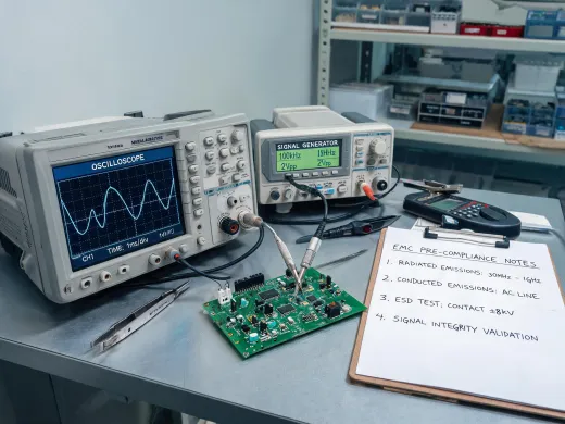 Electronics manufacturing validation bench
